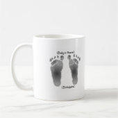 Der Abdruck des Babys Kaffeetasse (Links)