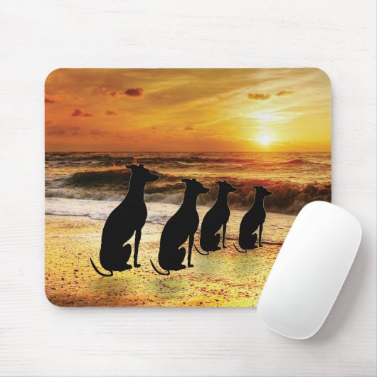 Der Abend am Strand Mousepad (Mit Mouse)