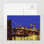 Der Abend leuchtet Postkarte (Vorne/Hinten)