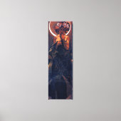 Der Abend Star, Jugendstil von Alfons Mucha Leinwanddruck (Vorderseite)
