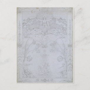 Der Abend von 1803 Postkarte