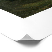 Der Abend von Caspar David Friedrich Poster (Ecke)