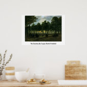 Der Abend von Caspar David Friedrich Poster (Küche)