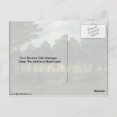 Der Abend von Caspar David Friedrich Postkarte (Rückseite)