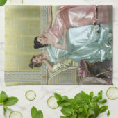 Der Abend von Vittorio Reggianini Geschirrtuch (Gefaltet)