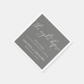 Der Abend vor der Hochzeit Probe Empfang Serviette (Ecke)