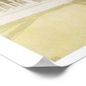 Der Abend vor der Reise nach England - Studie Poster (Ecke)