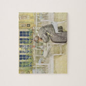 Der Abend vor der Reise nach England - Studie Puzzle (Vertikal)