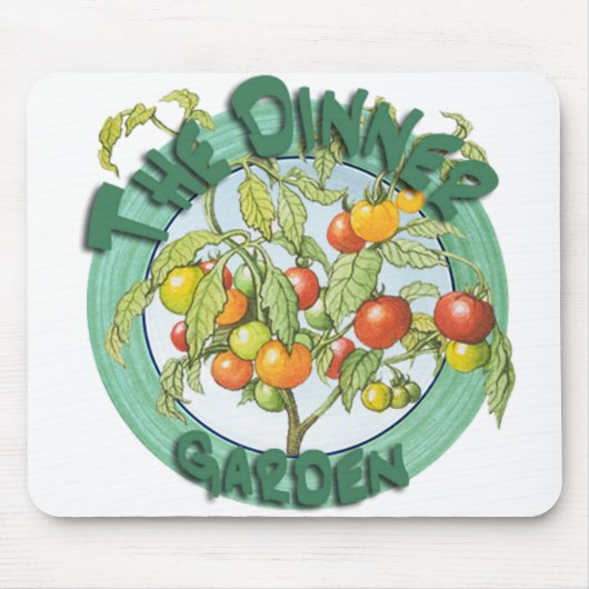 Der Abendessen-Garten Mousepad (Vorne)