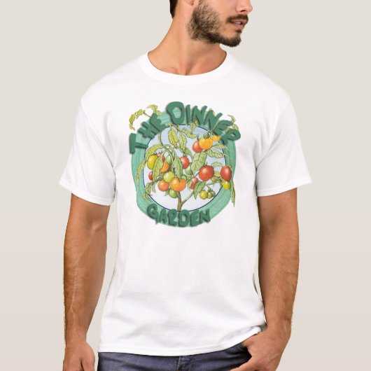 Der Abendessen-Garten-T - Shirt (Vorderseite)