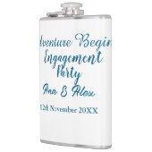 der Abenteuer beginnt Verlobungsfeier Name da Flachmann (Links)