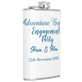 der Abenteuer beginnt Verlobungsfeier Name da Flachmann (Rechts)