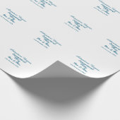 der Abenteuer beginnt Verlobungsfeier Name da Geschenkpapier (Ecke)