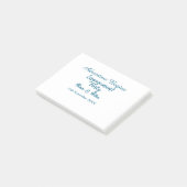 der Abenteuer beginnt Verlobungsfeier Name da Post-it Klebezettel (angewinkelt)