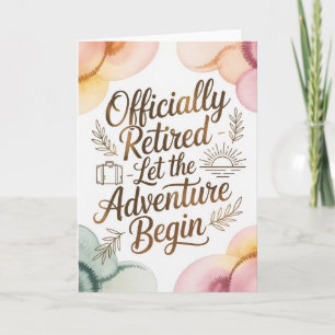Der Abenteuerbeginn im Ruhestand Karte
