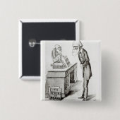 Der Abfall des Mannes Button (Vorne & Hinten)