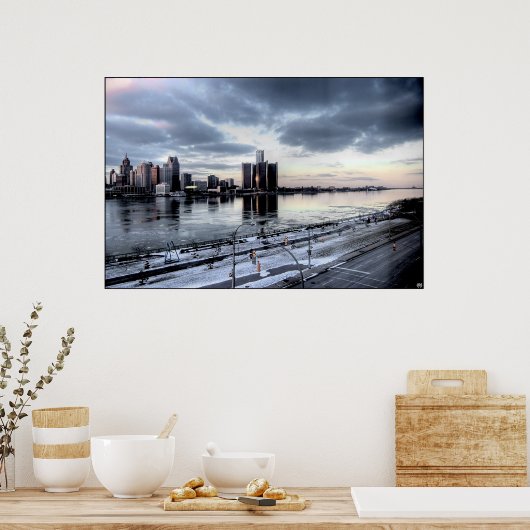 Der Abfall ist cool, wenn Sie ihn zum Kopieren gew Poster (Küche)