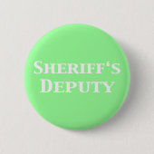 Der Abgeordnete des Sheriffs Geschenke Button (Vorderseite)