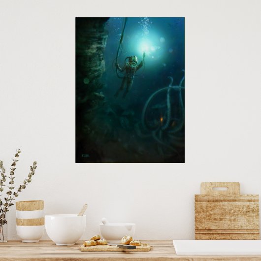 Der Abgrund Poster (Küche)