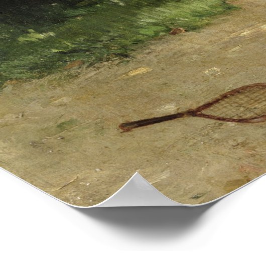 Der Abhörer, 1868 Poster (Ecke)