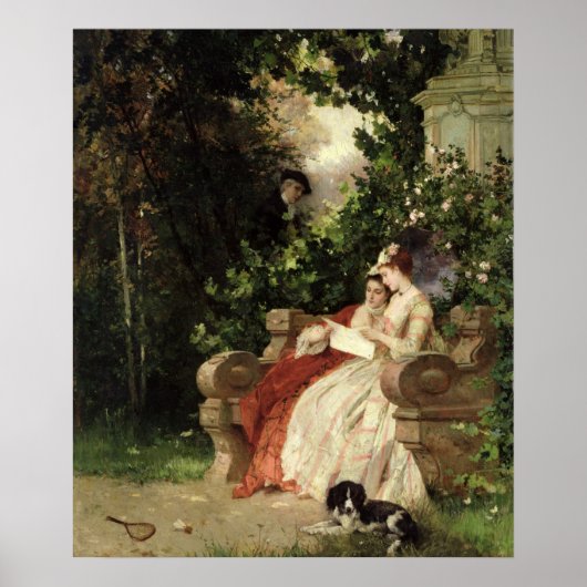 Der Abhörer, 1868 Poster (Vorne)