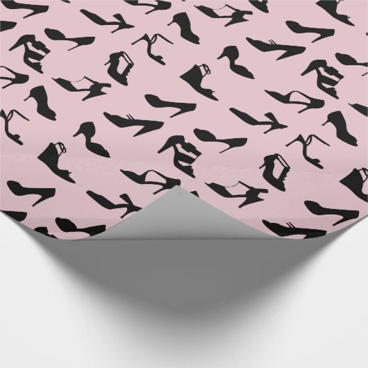 Der Absatz-Schuhe der Frauen Geschenkpapier (Ecke)