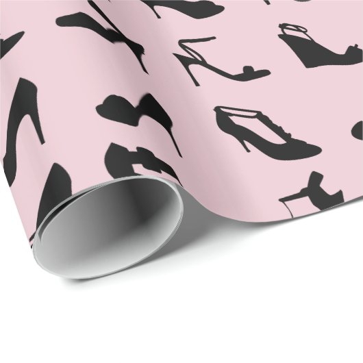 Der Absatz-Schuhe der Frauen Geschenkpapier (Rolleneckpunkt)