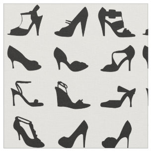 Der Absatz-Schuhe der Frauen Stoff
