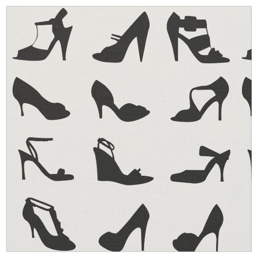 Der Absatz-Schuhe der Frauen Stoff (Nahaufnahme)