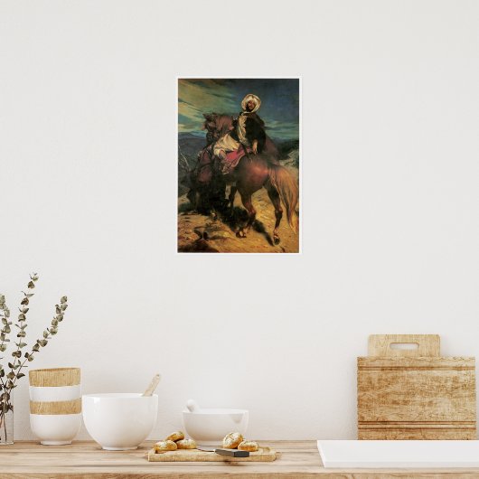 Der Abschied von König Boabdil in Granada Poster (Küche)