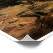 Der Abschied von König Boabdil in Granada Poster (Ecke)