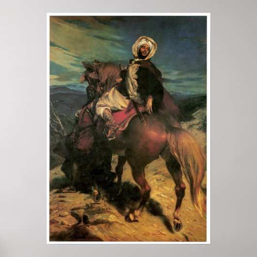 Der Abschied von König Boabdil in Granada Poster (Vorne)