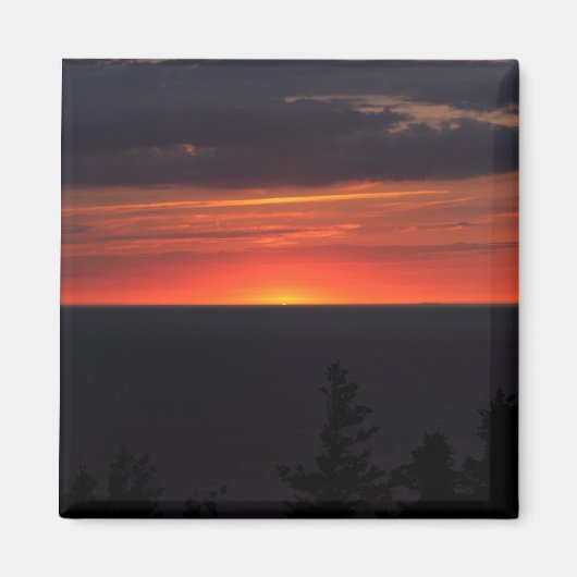 Der abschließende Schlitz des Sonnenlichts Magnet (Vorne)