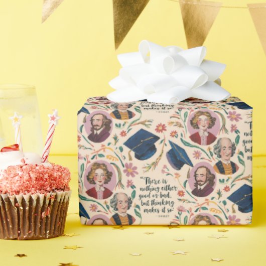 Der Abschluss der Barde - Shakespeares Hamlet Geschenkpapier (Geburtstagsparty)