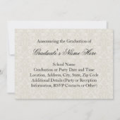 Der Abschluss des Absolventen, der Eleganten Elfen Einladung (Rückseite)