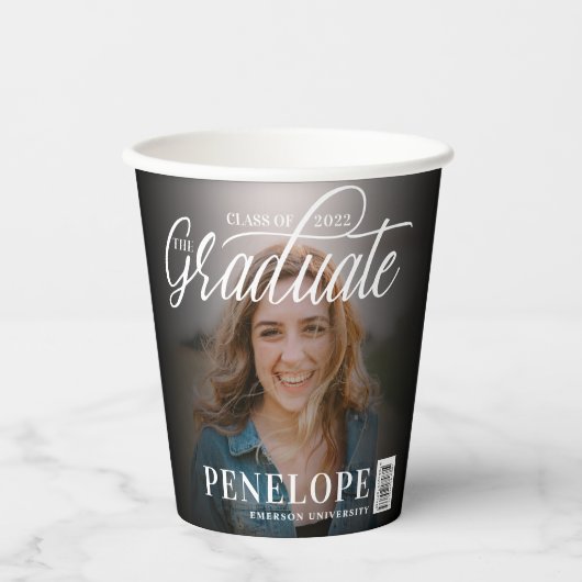 Der Abschluss des Graduate Script 2 Foto Magazine Pappbecher (Vorderseite)