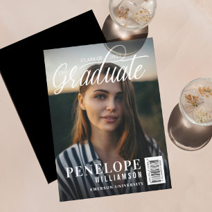 Der Abschluss des Graduate Script Foto Magazine Einladung