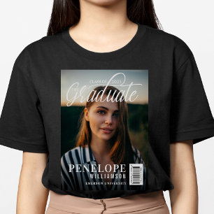 Der Abschluss des Graduate Script Foto Magazine T-Shirt
