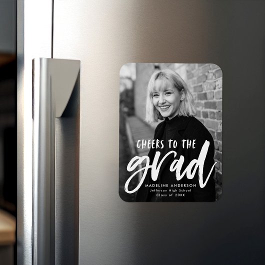 Der Abschluss für das Grand Script-Foto Magnet