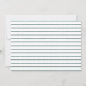 Der Abschluss in Pastel Green Einladung (Rückseite)