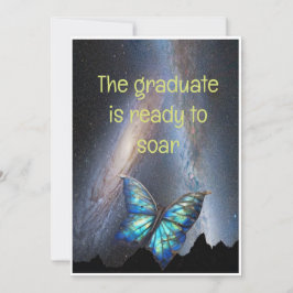 Der Abschluss ist bereit, in die Höhe zu schießen Ankündigung