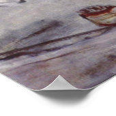 Der Absinth. Degas, Edgar Germain Hilaire Poster (Ecke)