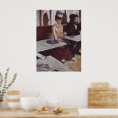 Der Absinth. Degas, Edgar Germain Hilaire Poster (Küche)