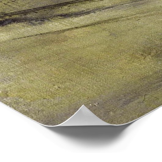 Der Absinthe Drinker oder L’Absinthe von Edgar Deg Poster (Ecke)