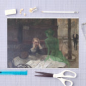 Der Absinthe Drinker Seidenpapier (Handwerk)