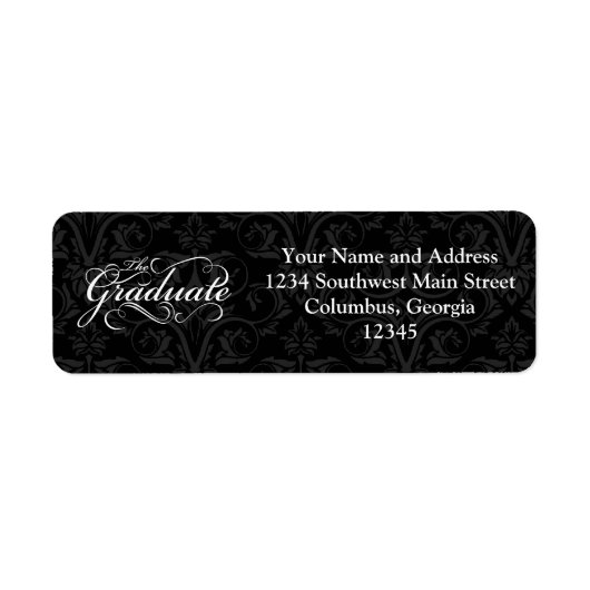 Der Absolvent, elegant schwarz (Vorne)