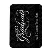 Der Absolvent, elegant schwarz Magnet (Vertikal)