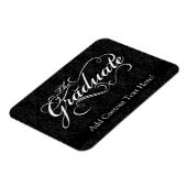 Der Absolvent, elegant schwarz Magnet (Linke Seite)