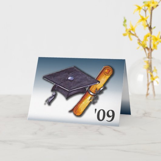 Der Absolvent Karte (Gelbe Blume)