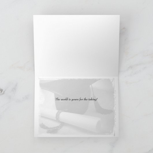 Der Absolvent Karte (Innenseite)